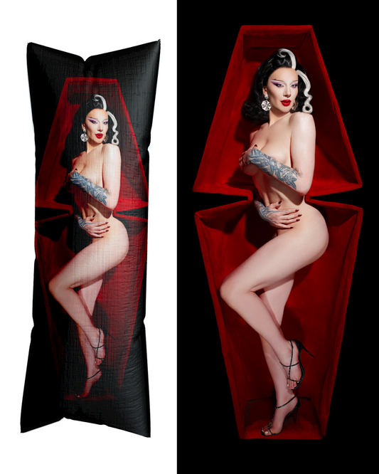 The Coffin Tribute Silk Body Pillow Cover