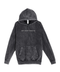 Mineral Wash Transsexual Embroidered Vintage Black Hoodie