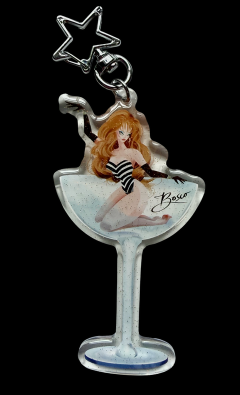 The Martini Keychain